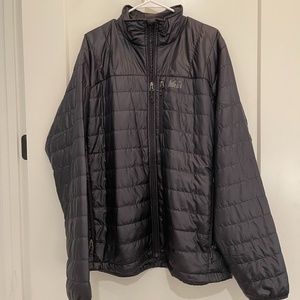REI Black mens XXL insulated jacket